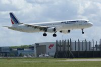 F-GTAD @ EHAM - Just before touchdown on the  - by Jan Bekker