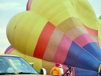 N4134G @ LAL - The wind was too strong to allow the full inflation and mass take-off of the balloons at 2012 Sun n Fun - by Terry Fletcher