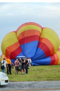 N41311 @ LAL - The wind was too strong to allow the full inflation and mass take-off of the balloons at 2012 Sun n Fun - by Terry Fletcher
