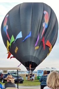N2091T @ LAL - The wind was too strong to allow the full inflation and mass take-off of the balloons at 2012 Sun n Fun - by Terry Fletcher