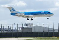 PH-KZS @ EHAM - Just before landing on the Bulderbaan at Schiphol Amsterdam. - by Jan Bekker
