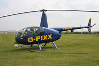 G-PIXX @ X5FB - Robinson R44 II, Fishburn Airfield, April 2009. - by Malcolm Clarke