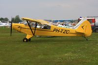 PH-TZC @ EHHO - This Piper Super Cub visited Wings and Wheels on Hoogeveen Airfield in 2012 - by lkuipers