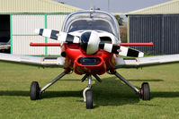G-BZDP @ X5FB - Scottish Aviation Bulldog T1, Fishburn Airfield, September 2009. - by Malcolm Clarke
