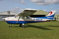 G-BEUX @ X5FB - Reims 172M, Fishburn Airfield, August 2009. - by Malcolm Clarke
