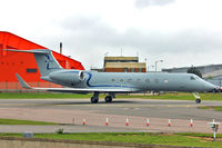 M-JIGG @ EGGW - Gulfstream Aerospace GV-SP (G550), c/n: 5346 at Luton - by Terry Fletcher