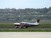 N2205U @ CMA - 1979 Piper PA-32-300 CHEROKEE SIX, Lycoming IO-540-K1A5 300 Hp, taxi to Rwy 26 - by Doug Robertson