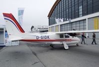 D-GIDK @ EDNY - Vulcanair P.68C Victor at the AERO 2012, Friedrichshafen