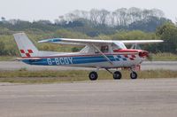 G-BCDY @ EGFH - Visiting Aerobat taxying prior to departure. - by Roger Winser