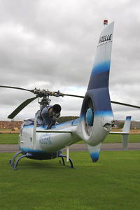 N505HA @ EGBR - Aerospatiale SA-341G Gazelle, Breighton Airfield, September 2009. - by Malcolm Clarke