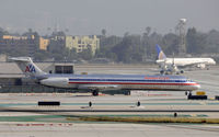 N477AA @ KLAX - Taxiing to gate at LAX - by Todd Royer