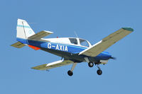 G-AXIA @ EGBK - A visitor to Sywell , on Day 1 of 2012 AeroExpo - by Terry Fletcher