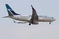 C-GWSO @ KORD - WestJet Boeing 737-7CT, WJA1688 arriving from Vancouver Int'l/CYVR, RWY 10 approach KORD. - by Mark Kalfas