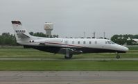 N566F @ KAXN - Cessna 560XL Citation Excel taxiing to the ramp. - by Kreg Anderson