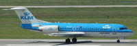 PH-KZT @ EDDL - KLM Cityhopper, is waiting for take off at Düsseldorf Int´l (EDDL) - by A. Gendorf