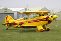 G-CCTF @ X5FB - Aerotek Pitts S-2A, Fishburn, August 2010. - by Malcolm Clarke