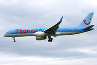 G-OOBF @ EGNT - Boeing 757-28A, Newcastle Airport, Newcastle Airport, June 2010. - by Malcolm Clarke