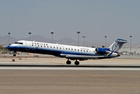 N755SK @ LAS - LAX commuter flight arrives - by Duncan Kirk