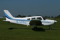 G-LFSJ @ EGBK - at AeroExpo 2012 - by Chris Hall