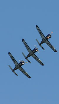 F-SEYG @ EGSU - 5. F-SEYG (French Airforce Patrouille Cartouche Dore) at IWM Duxford Jubilee Airshow, May 2012.
