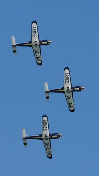 F-SEZF @ EGSU - 5. F-SEZF (French Airforce Patrouille Cartouche Dore) at IWM Duxford Jubilee Airshow, May 2012.