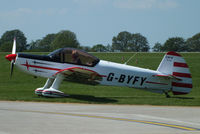 G-BYFY @ EGBK - at AeroExpo 2012 - by Chris Hall