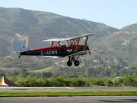 N675LF @ SZP - 1944 DeHavilland DH 82A TIGER MOTH, DeHavilland Gipsy Major in-line inverted air-cooled 135 Hp, takeoff climb Rwy 22 - by Doug Robertson