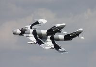 N9143Z @ LAL - Black Diamond Jet Team Mig-17s - by Florida Metal