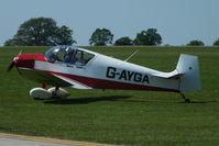 G-AYGA @ EGBK - at AeroExpo 2012 - by Chris Hall