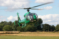 HA-LFB @ EGBR - Aerospatiale SA341G Gazelle, Breighton Airfield, August 2010. - by Malcolm Clarke