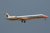 N607AE @ DFW - American Eagle landing at DFW Airport