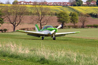 G-KITH @ X5FB - Alpi Aviation Pioneer 300 lands at Fishburn Airfield, April 2011. - by Malcolm Clarke