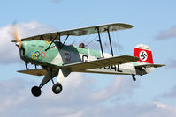 G-BJAL @ EGBR - CASA 1-131E Srs 1000 Jungmann, Breighton Airfield, July 2011. - by Malcolm Clarke