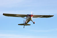 G-BPVZ @ X5FB - Luscombe 8E Silvaire de luxe taking off from Fishburn Airfield in January 2012. - by Malcolm Clarke