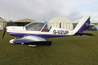 G-UZUP @ X5FB - Aerotechnik EV-97 Eurostar, Fishburn Airfield, January 2012. - by Malcolm Clarke