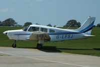 G-LFSJ @ EGBK - at AeroExpo 2012 - by Chris Hall