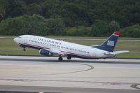 N417US @ TPA - US Airways 737-400 - by Florida Metal