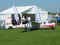 G-CJLV @ EGBK - G-CJLV on display at the AeroExpo event at Sywell Aerodrome, Northamptonshire, UK, 25th May 2012. - by Dan Adkins