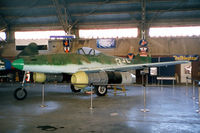 N262MF @ FTW - ME-262 replica White 3 at the Vintage Flying museum in Fort Worth pior to their move to Washington.