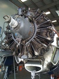 N1078Z @ KCMA - Old engine being sent out for overhaul - by Nick Taylor