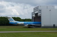 PH-OFN @ EHLE - Entering the QAPS building where it will get a new livery. - by Jan Bekker