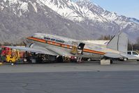 N777YA @ PAAQ - Bush Air Cargo Douglas DC3