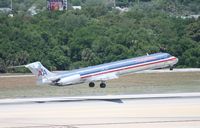 N581AA @ TPA - American MD-82 - by Florida Metal
