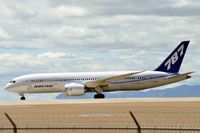 N787FT @ GTF - Boeing 787-8 at Great Falls, Mt. on a VERY Windy day! - by Jim Hellinger