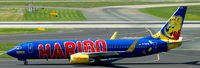 D-AHFM @ EDDL - TUIfly (Haribo cs.), is seen here taxiing to the gate at Düsseldorf Int´l (EDDL) - by A. Gendorf
