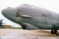 60-0052 @ MHZ - Another view of Barksdale AFB's B-52H Stratofortress of the 96th Bomb Squadron/2nd Bombardment Wing on display at the RAF Mildenhall Air Fete 2000. - by Peter Nicholson