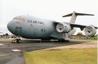 97-0045 @ MHZ - C-17A Globemaster of the 437th Airlift Wing at Charleston AFB on display at the 2000 RAF Mildenhall Air Fete. - by Peter Nicholson