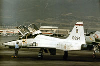 65-10394 @ ELP - T-38A Talon of the 12th Flying Training Wing at Randolph AFB seen staging through El Paso in October 1978. - by Peter Nicholson