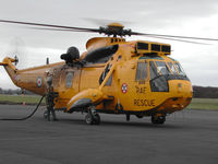 ZH544 @ CAX - Sea King HAR.3A, callsign Rescue 171, of 22 Squadron re-fuelling at Carlisle in March 2005. - by Peter Nicholson