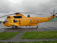XZ592 @ CAX - Sea King HAR.3, callsign Rescue 131, of 202 Squadron at RAF Boulmer visiting Carlisle in October 2004. - by Peter Nicholson